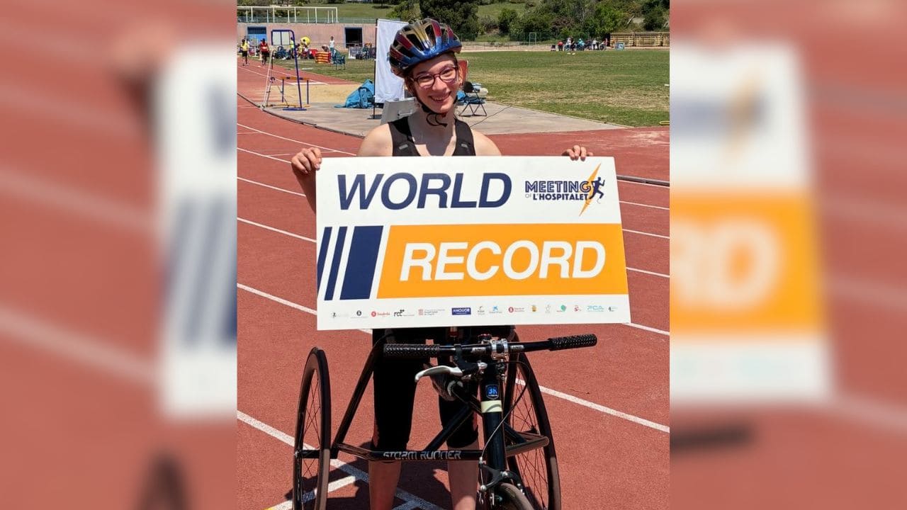 Judith Tortosa supera el récord del mundo del 400m femenino en silla T72
