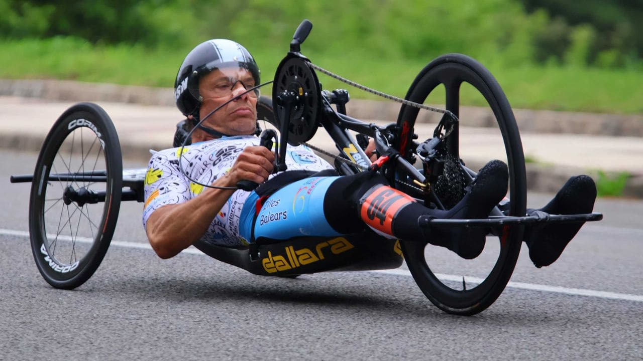 Martín Berchesi, campeón de España de ciclismo paralímpico MH4