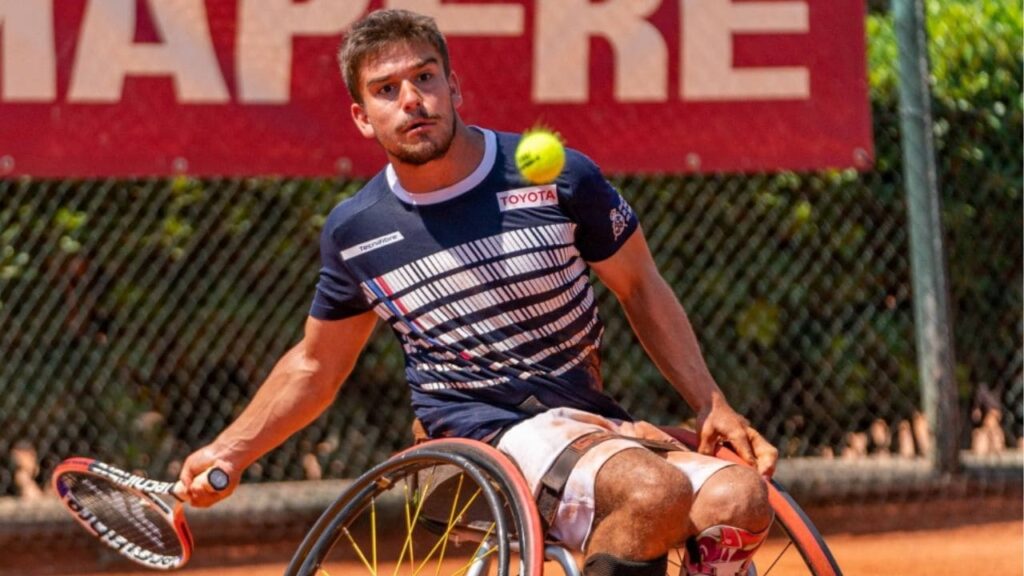 El español Martín de la Puente se proclama campeón del torneo ITF S1 de Roma de tenis en silla de ruedas