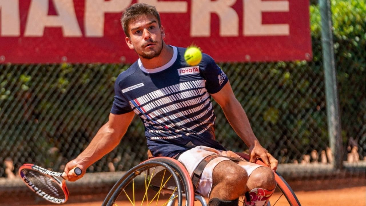 El español Martín de la Puente se proclama campeón del torneo ITF S1 de Roma de tenis en silla de ruedas