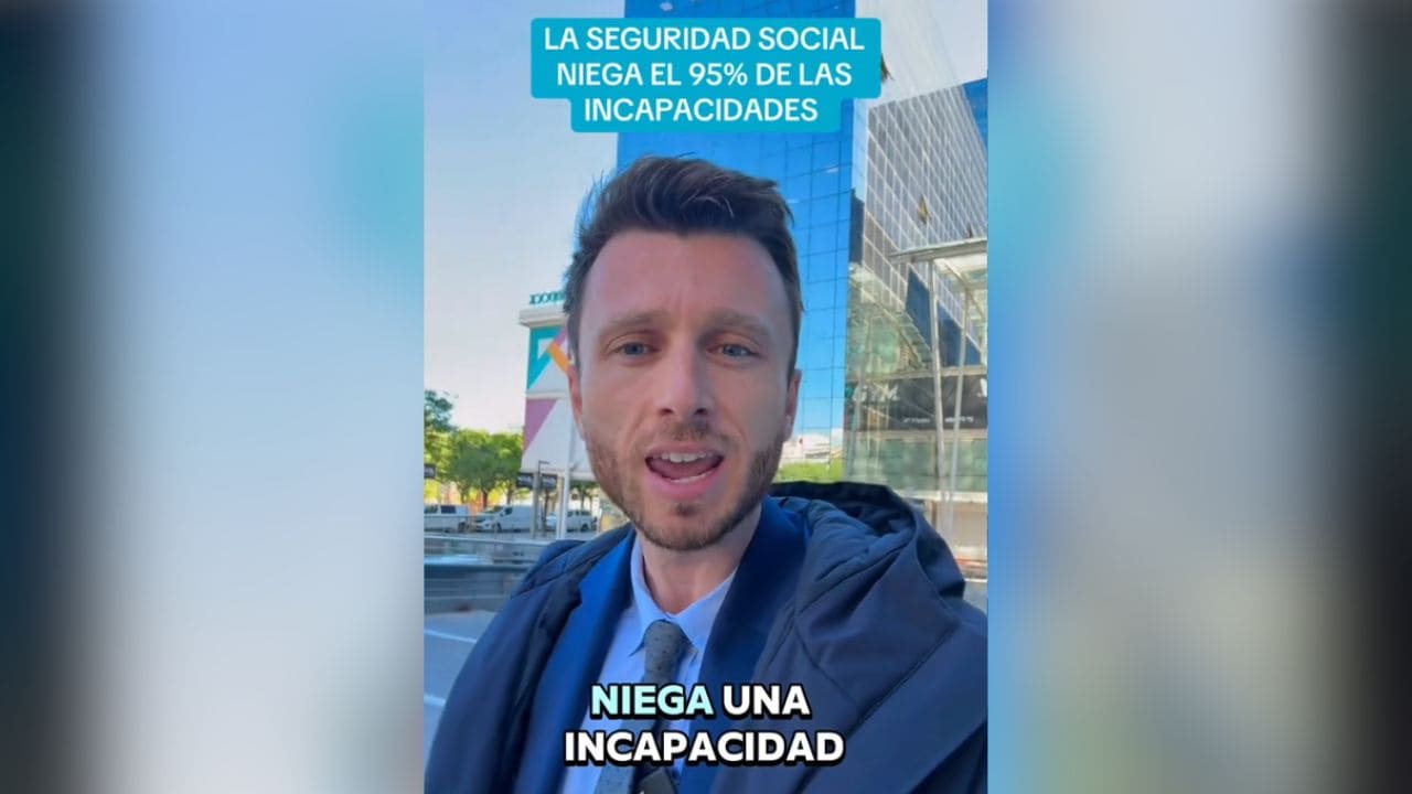 Víctor Arpa, experto en derecho laboral, señala un alto porcentaje de denegaciones en las solicitudes de incapacidad permanente