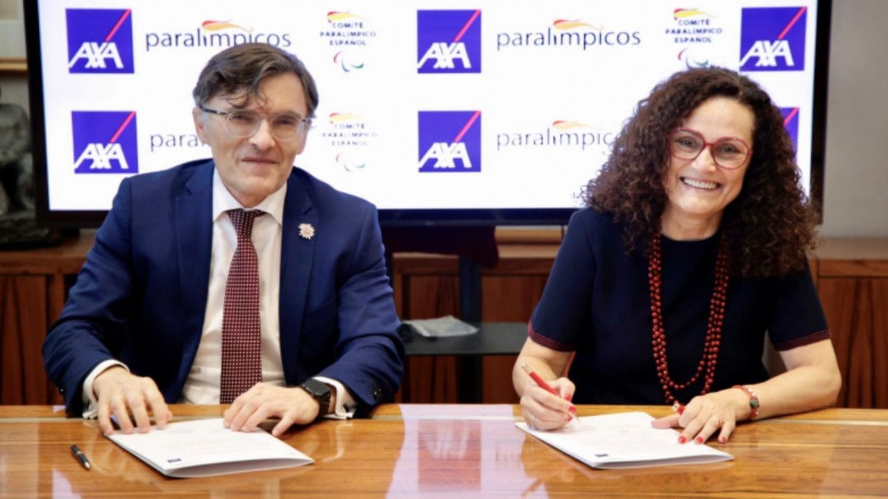 AXA renueva su compromiso de apoyo al Equipo Paralímpico Español de cara a Los Ángeles 2028