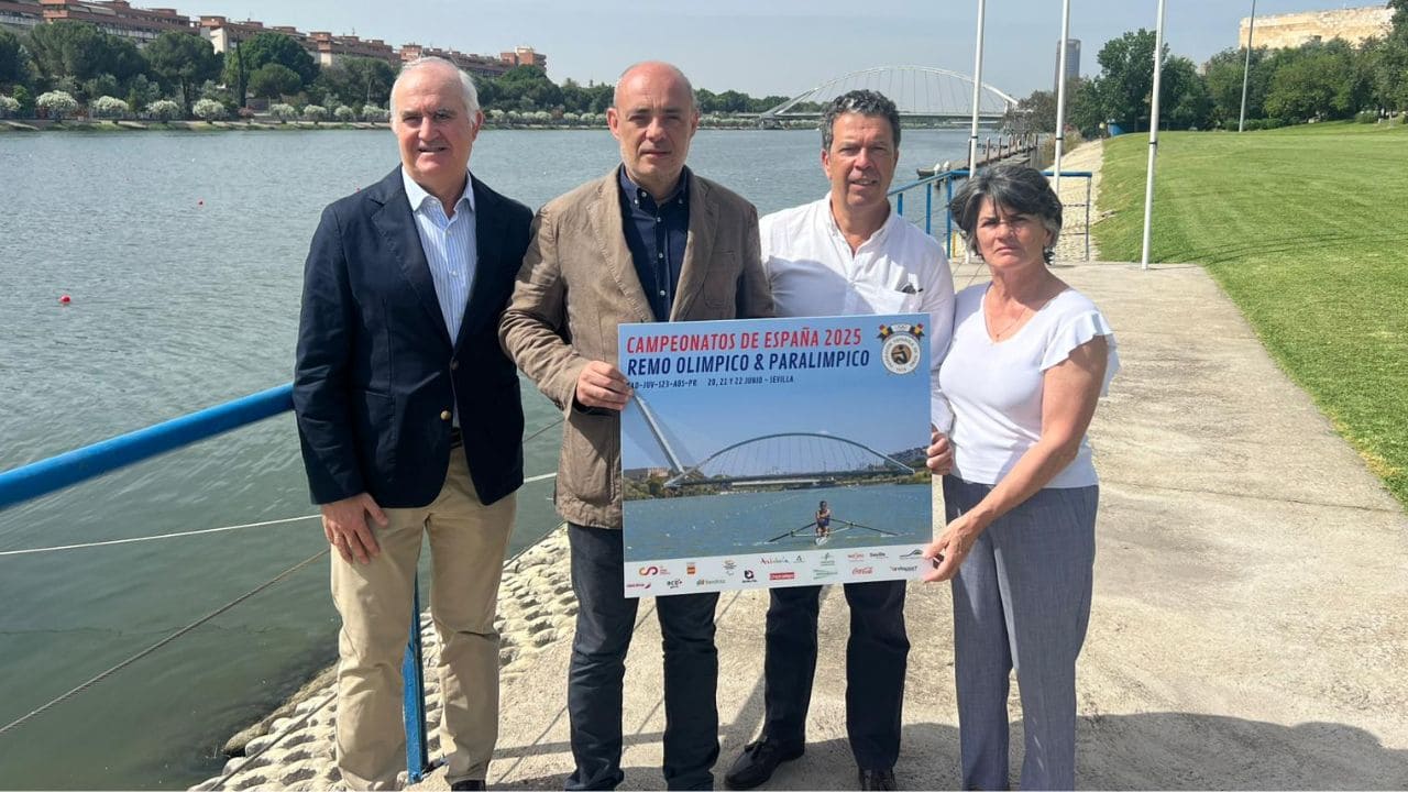 Campeonato de España de remo paralímpico y remo olímpico en Sevilla
