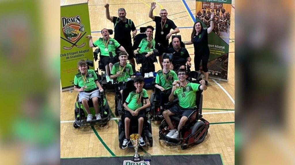Dracs CEA, campeón de la Liga Nacional de 2025 de hockey en silla de ruedas eléctrica