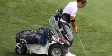 Fernando Vega de Seoane, jugador de golf adaptado