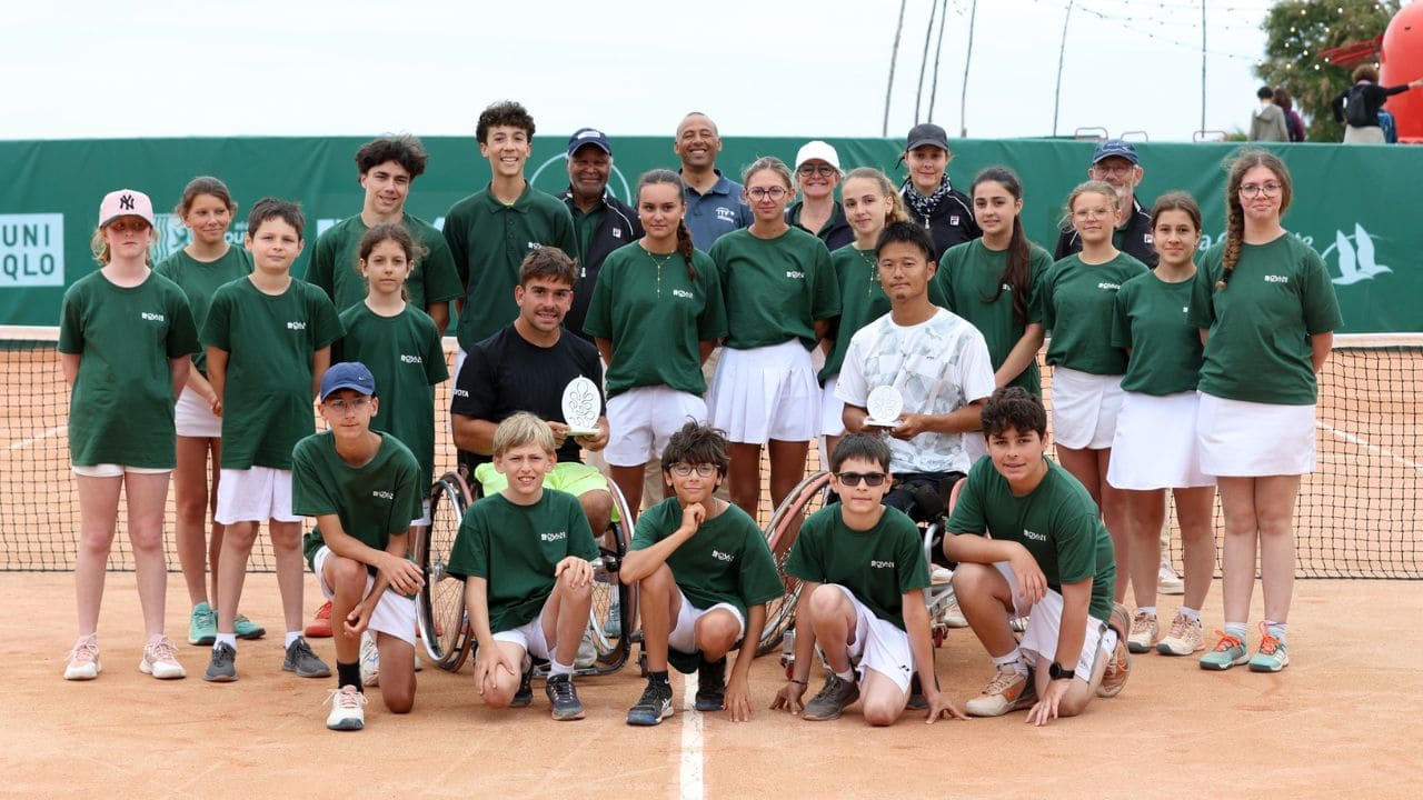 Martín de la Puente, campeón del Open Internacional de Royan de tenis en silla de ruedas