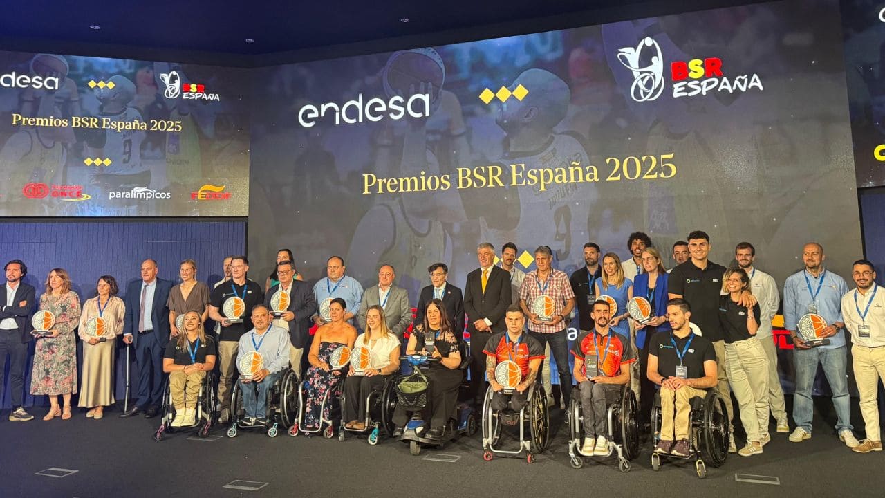Los premios BSR España 2025 galardonan a los mejores de la temporada de baloncesto en silla de ruedas