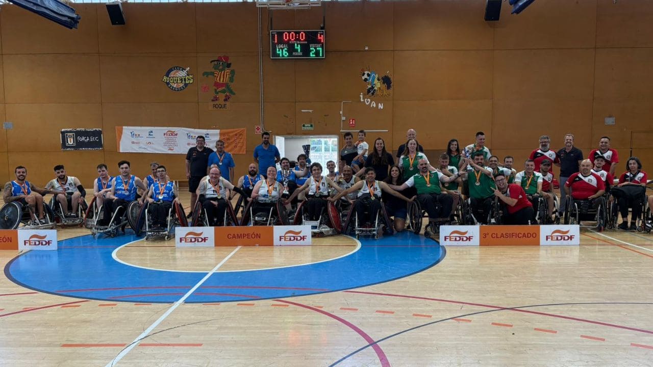 BUC de Barcelona, nuevo campeón de la Liga de rugby en silla de ruedas