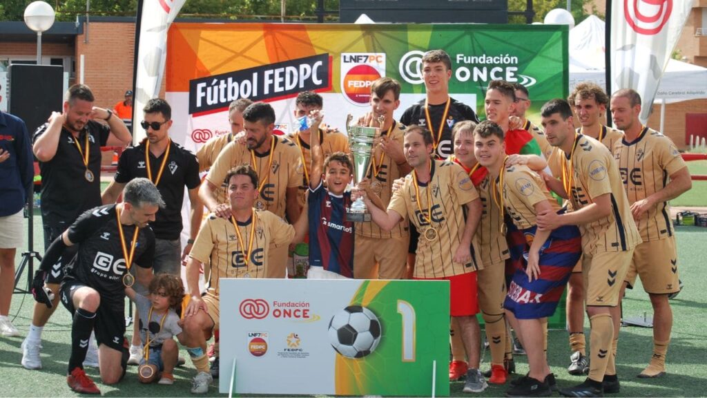 La SD Eibar se proclama campeón de la Liga Nacional de Fútbol de Personas con Parálisis Cerebral y Daño Cerebral Adquirido