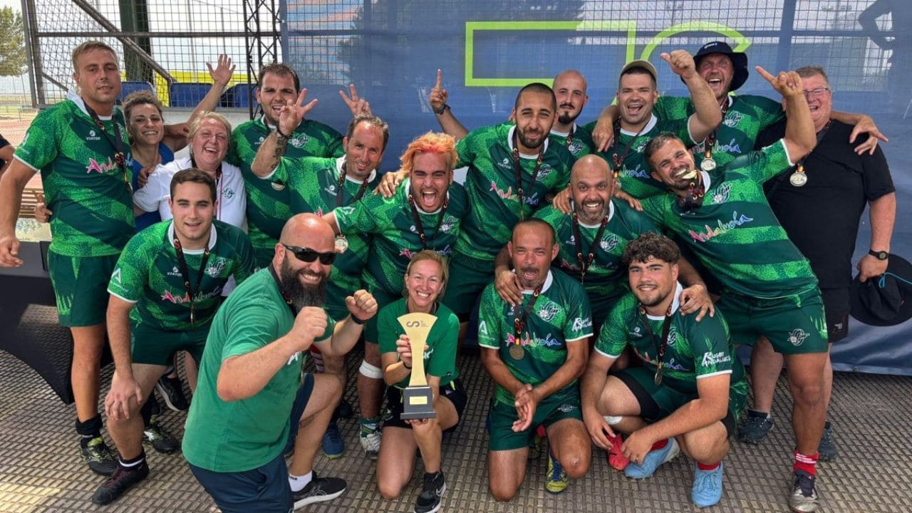 La selección andaluza de rugby inclusivo se proclama campeona de España en Cullera