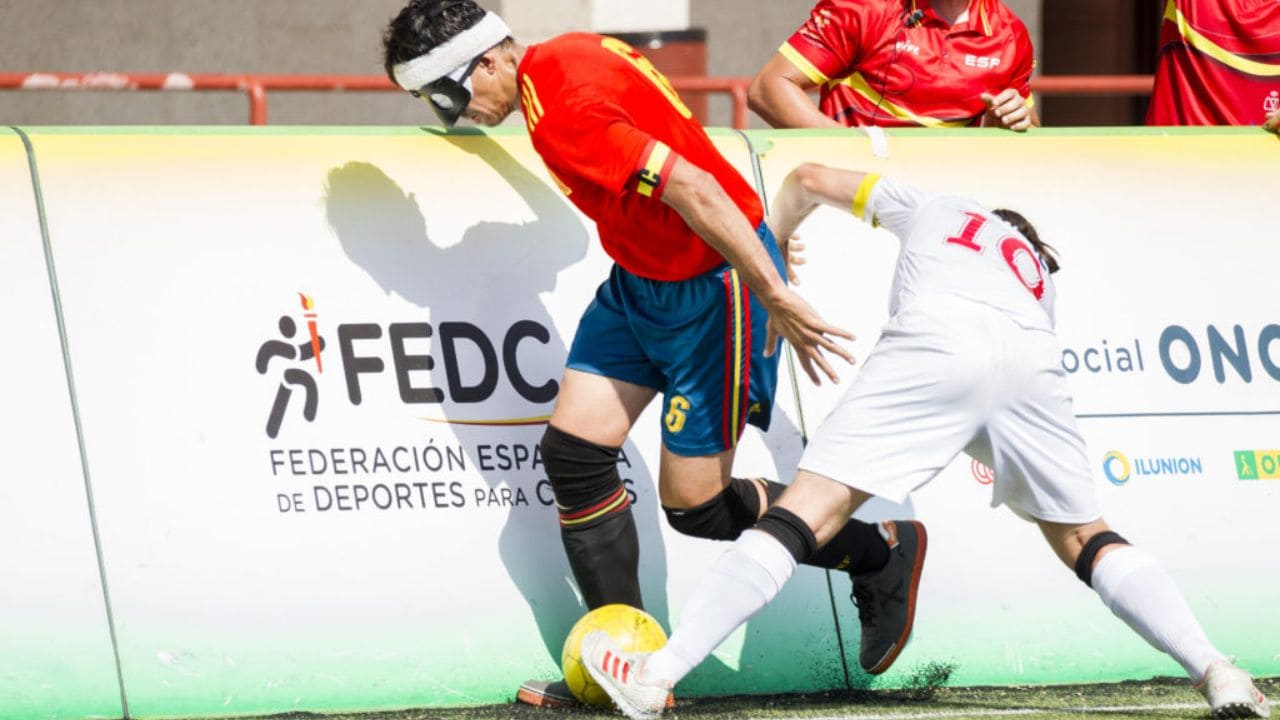La selección española inicia el Europeo B de fútbol 5 para ciegos