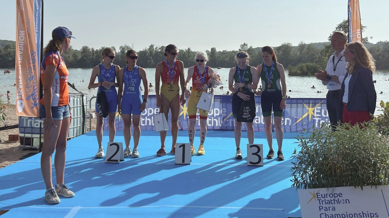 Susana Rodríguez, campeona de Europa de triatlón paralímpico