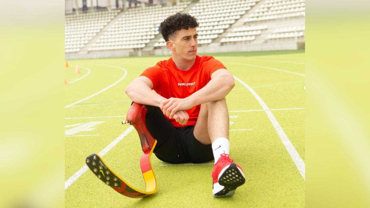 Alberto Ávila, atleta paralímpico con discapacidad