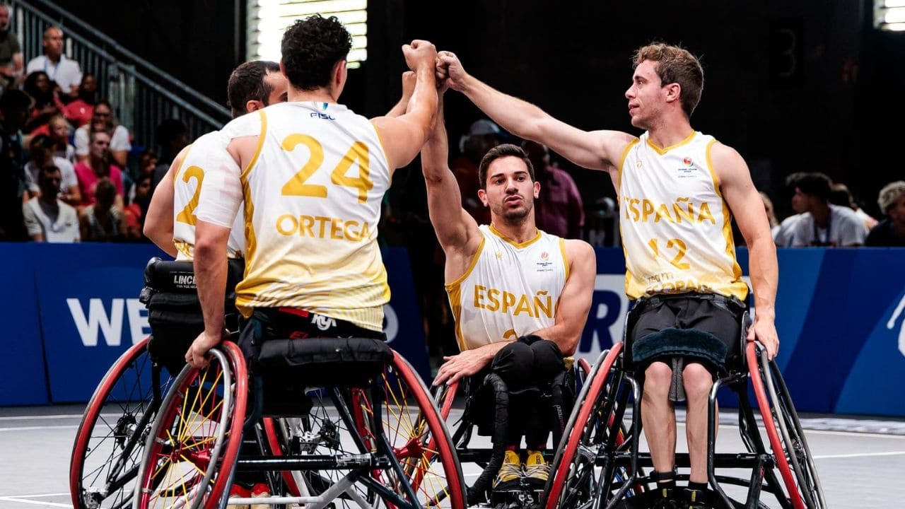 Oro masculino en Baloncesto en silla de ruedas 3x3