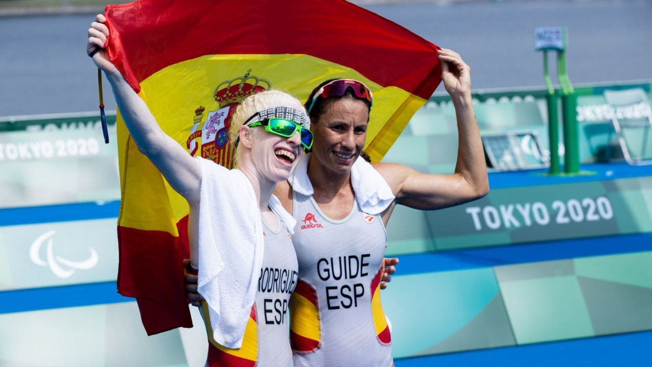 Susana Rodríguez, atleta española, en los Juegos Paralímpicos./ Foto del CPE