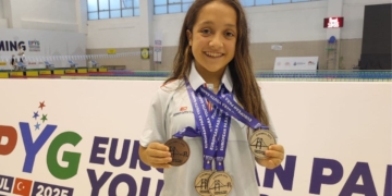Catalina Sagastizabal en los Juegos Paralímpicos Europeos de la Juventud