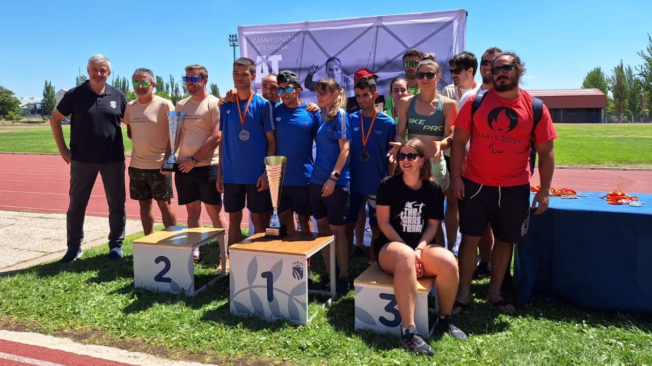 El Club A la Par se proclama campeón de España de atletismo por clubes para personas con discapacidad
