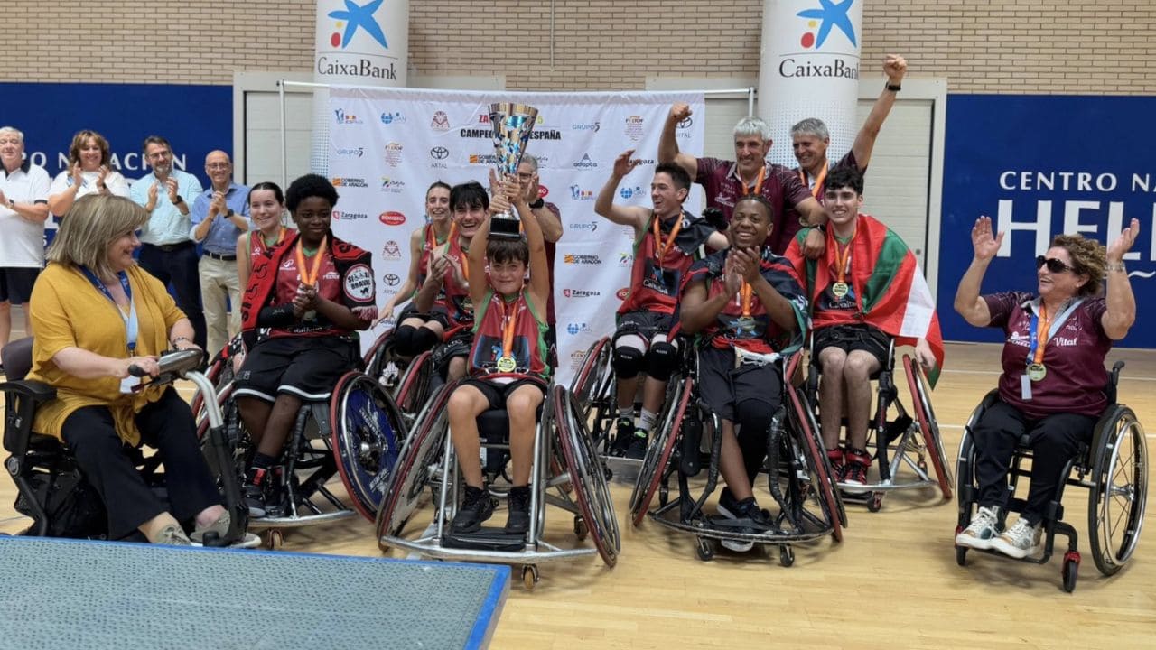 Club Zuzenak se proclama Campeón de España Sub-22 de baloncesto en silla de ruedas