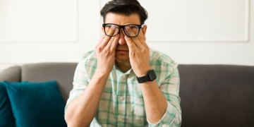 Hombre triste por no obtener una incapacidad permanente