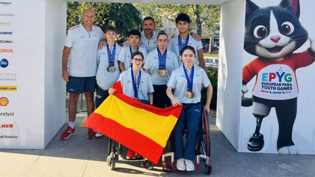 España logra 53 medallas en los Juegos Paralímpicos Europeos de la Juventud 2025