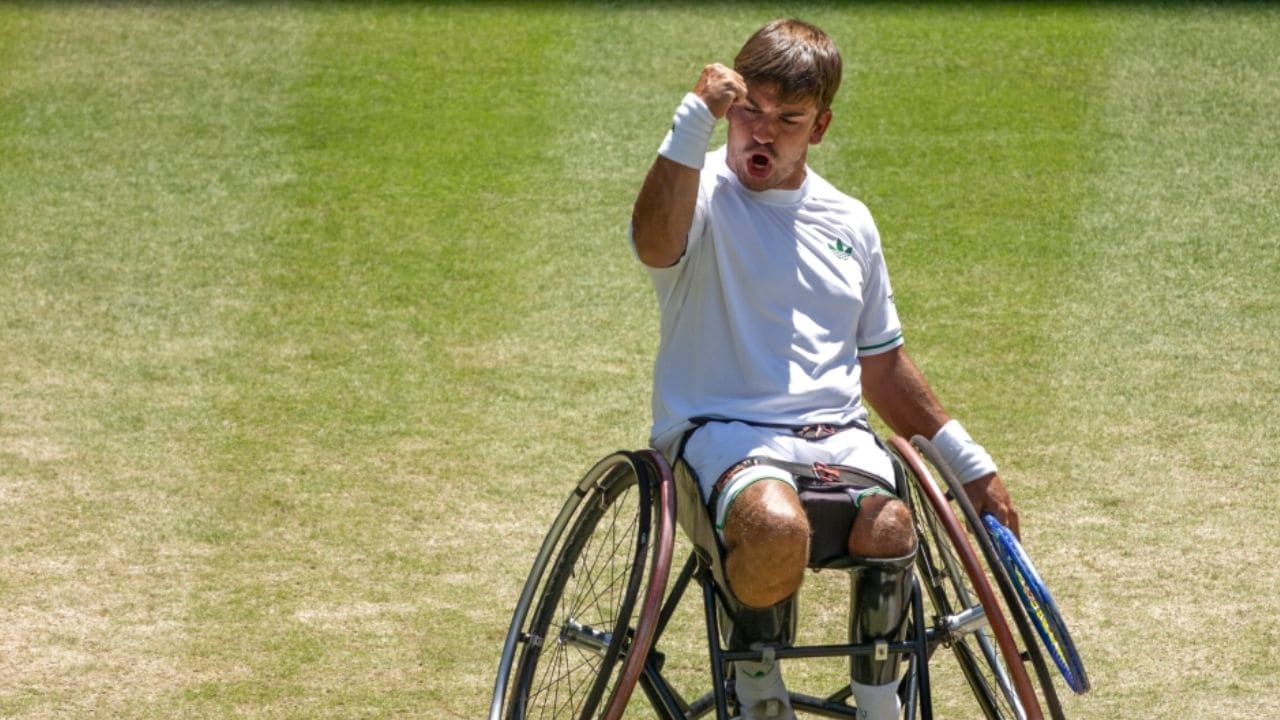 Martín de la Puente, en Wimbledon 2025
