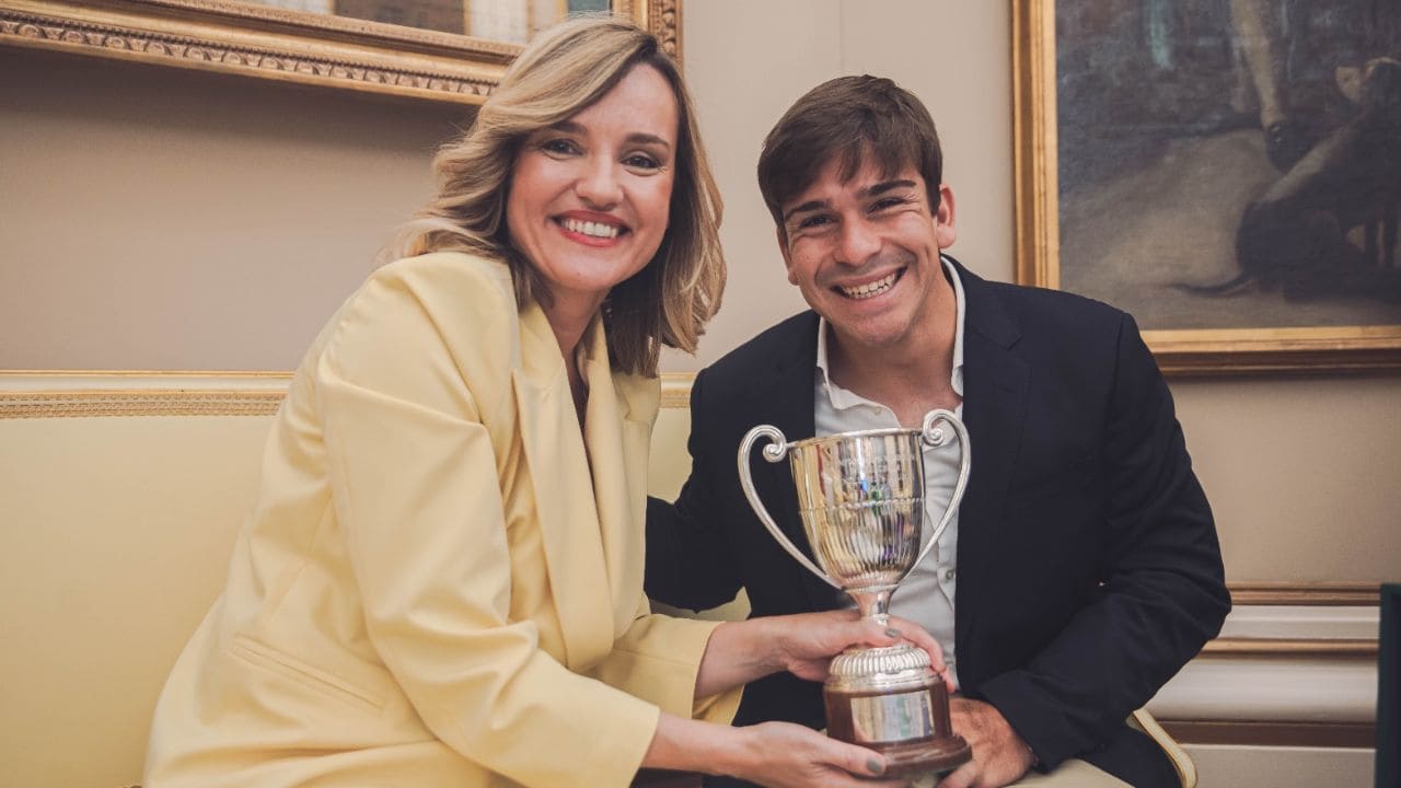 Martín de la Puente y Pilar Alegría