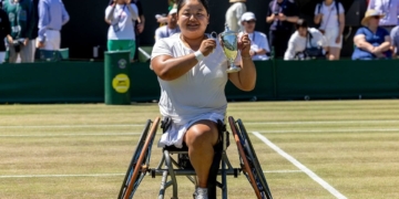 Wang Ziying, campeona de Wimbledon 2025 de tenis en silla de ruedas