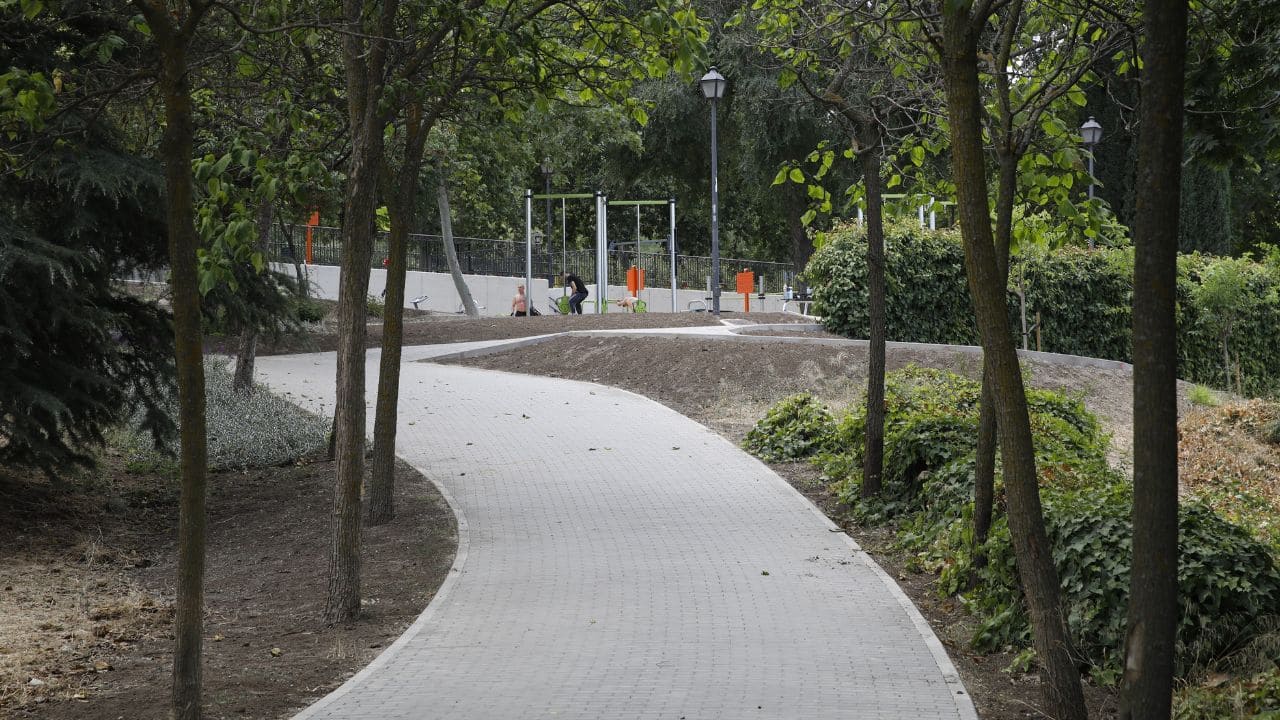 Mejoras de accesibilidad en el parque de La Viña de Entrevías discapacidad