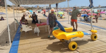 Falta de accesibilidad en la Playa de El Campello