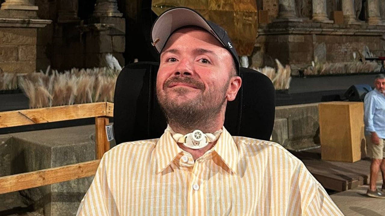 Álvaro González, joven con Distrofia Muscular de Duchenne