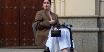 Anabel Domínguez, joven con discapacidad