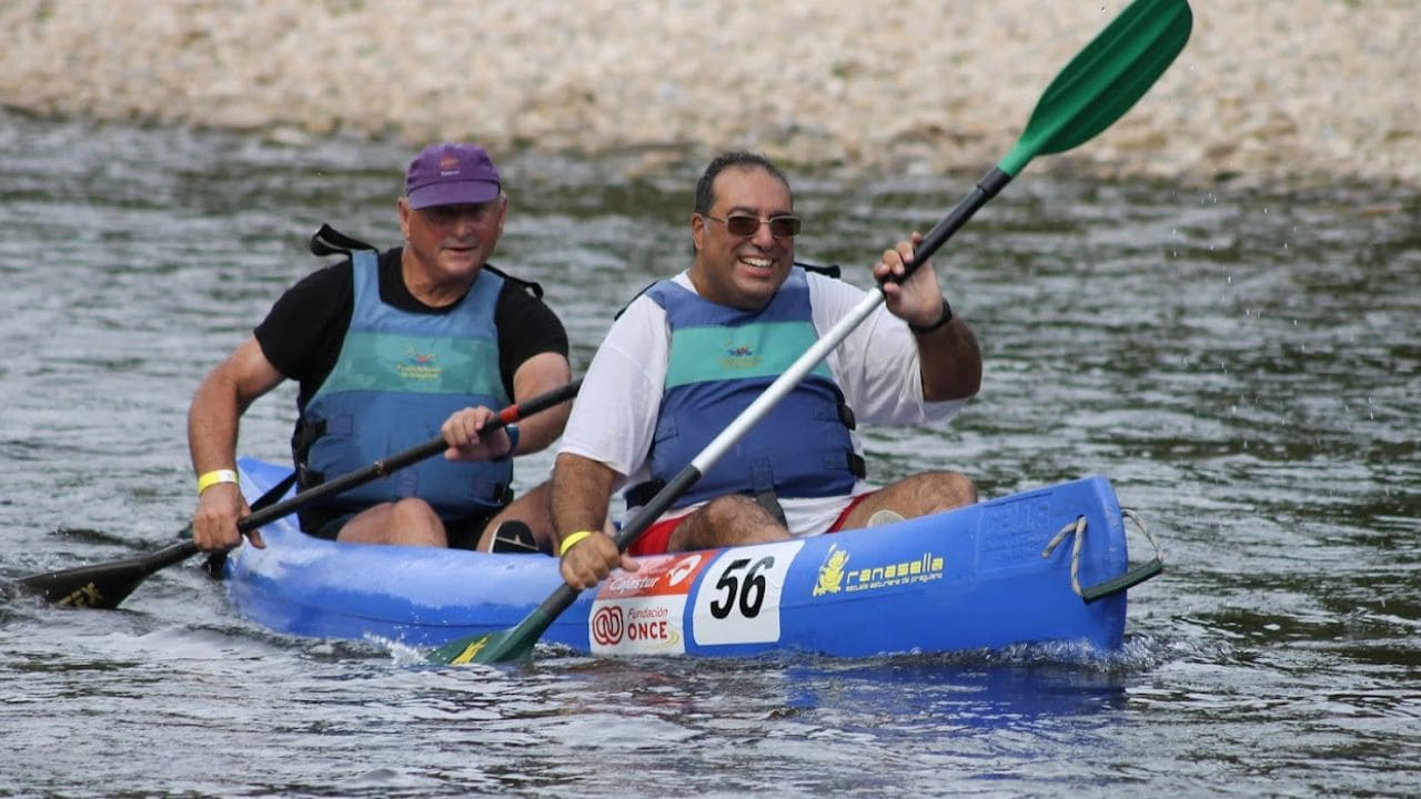 Descenso del Sella realizado por personas con discapacidad