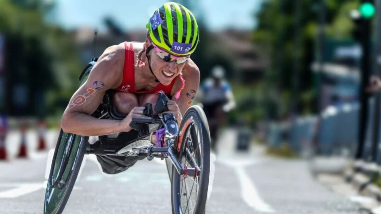 La triatleta paralímpica Eva Moral se pasa al cine