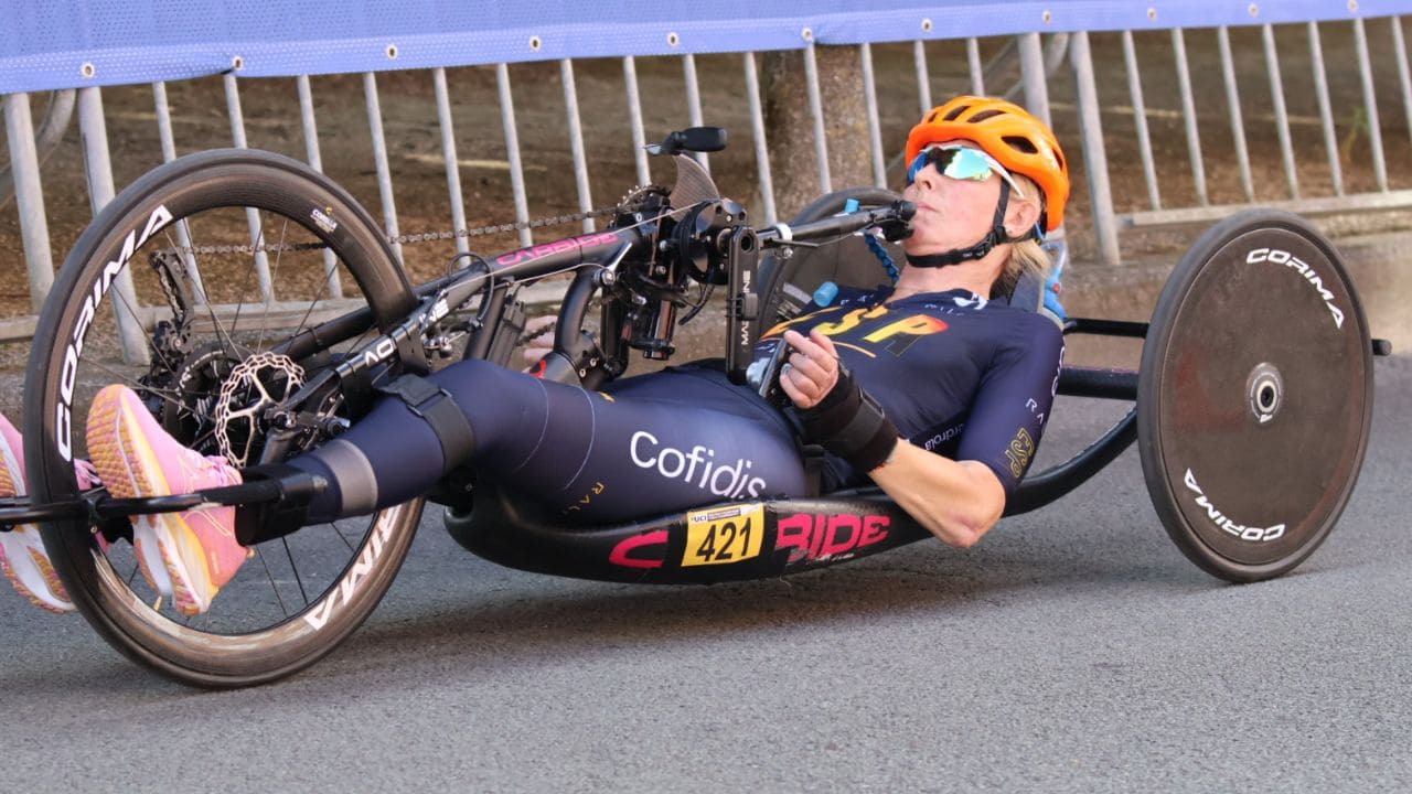 Manuela Vos, campeona del mundo en el Mundial de Ciclismo Paralímpico de Ronse
