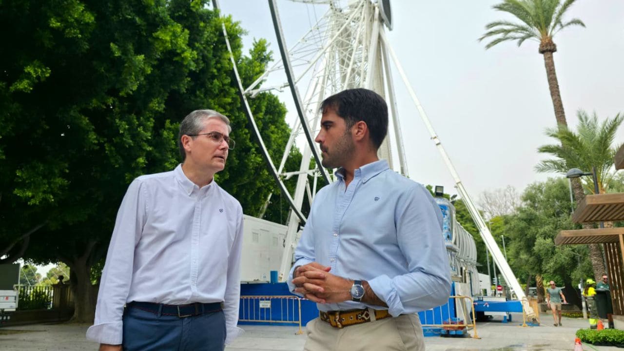 La gran noria panorámica de la Feria de Murcia será gratuita en 2025 para las personas con discapacidad