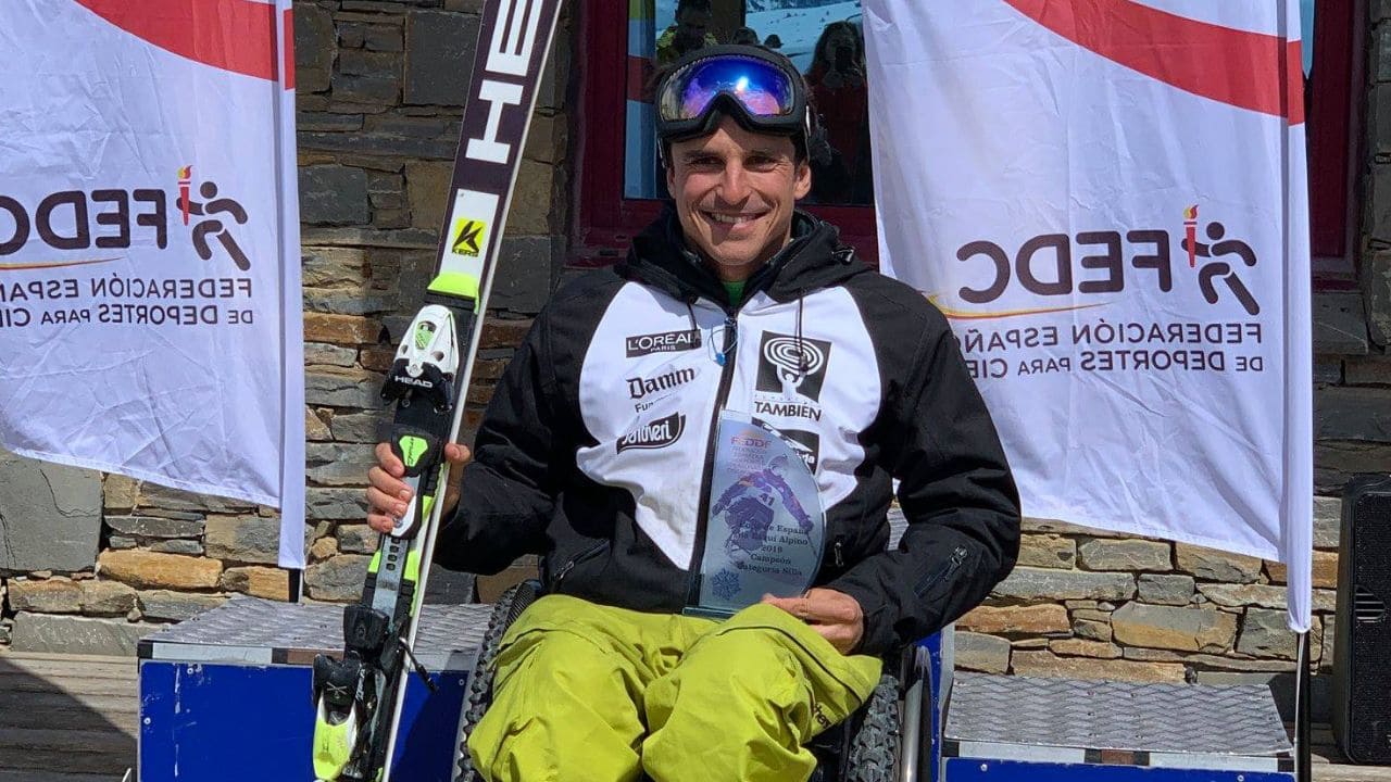 Pablo Tovar, psicólogo y tricampeón de esquí alpino