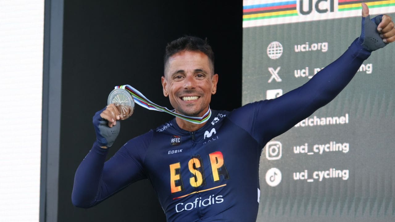 Sergio Garrote, subcampeón del mundo en el Mundial de Ciclismo Paralímpico de 2025