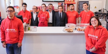 'Envera Gastro', primera cafetería municipal de Madrid gestionada por personas con discapacidad