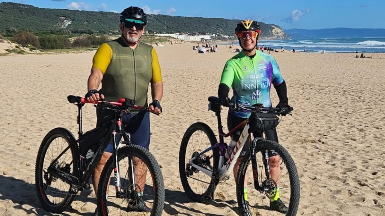 Sergio Cámara, vendedor de la ONCE que ha recorrido España en tres ocasiones en bicicleta