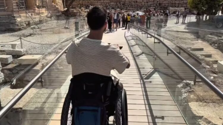 Accesibilidad en la Acrópolis de Atenas