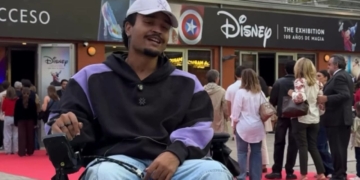 'Alan el Ruedas' en la exposición de Disney en Madrid discapacidad