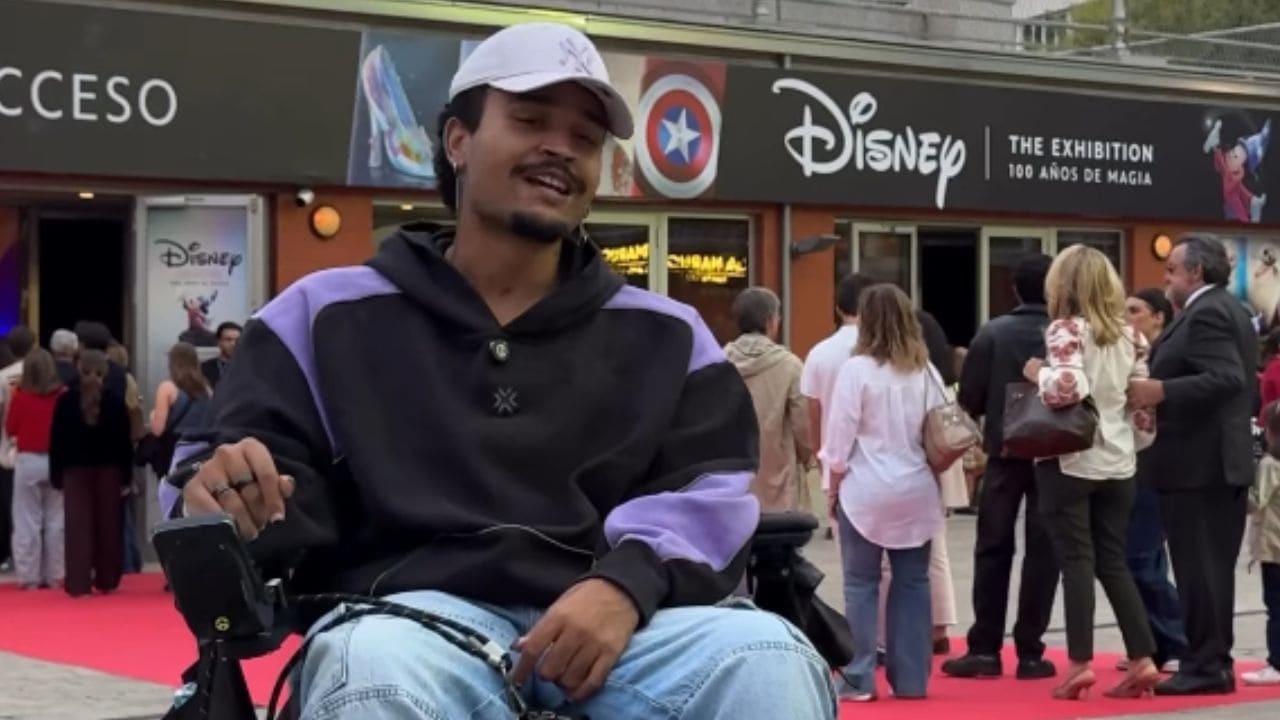 'Alan el Ruedas' en la exposición de Disney en Madrid discapacidad