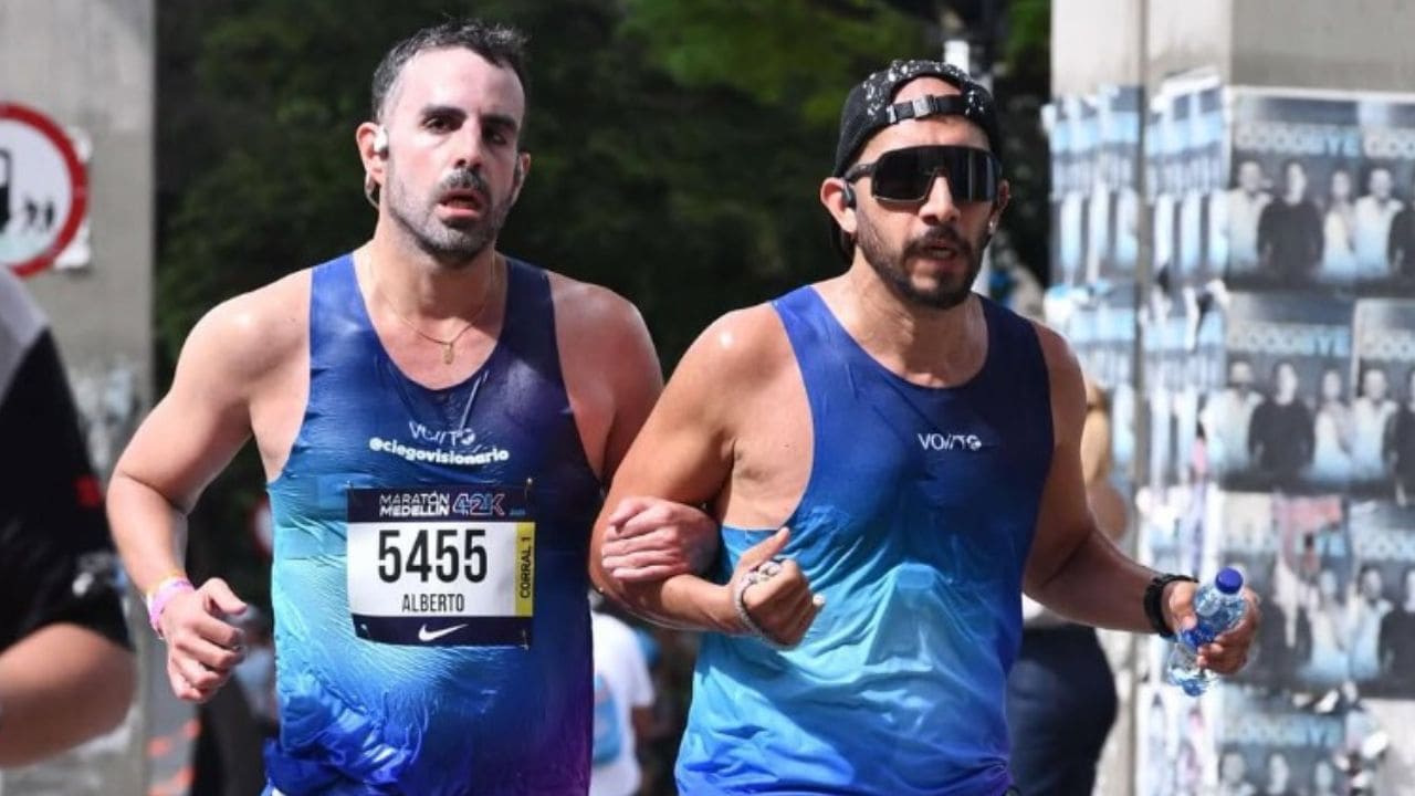 Alberto Carrillo, deportista ciego