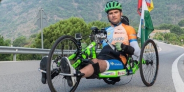 Alejandro Navarro, deportista con una discapacidad del 92%