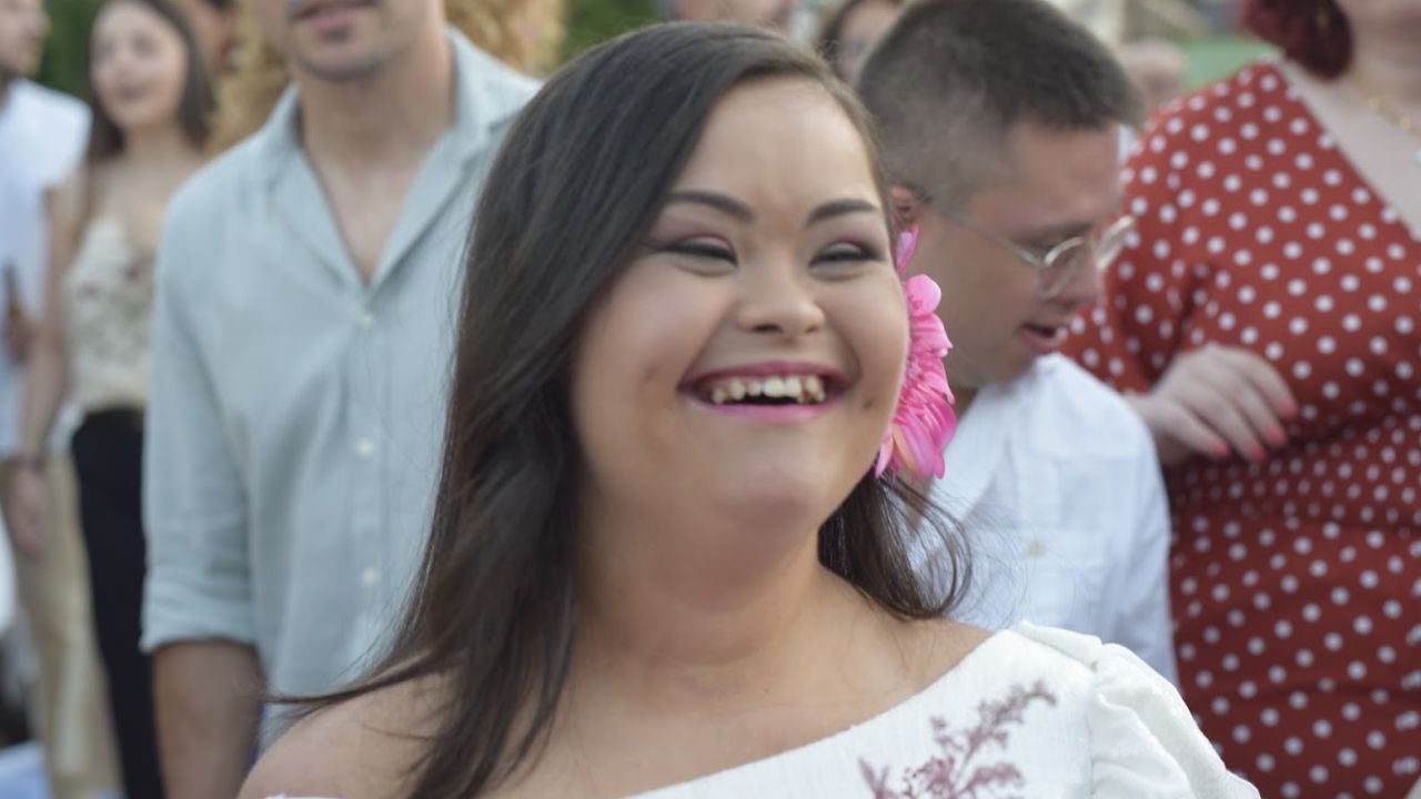 Noelia, joven con síndrome de Down de Benacazón