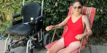 Gisela Agostino, joven con discapacidad