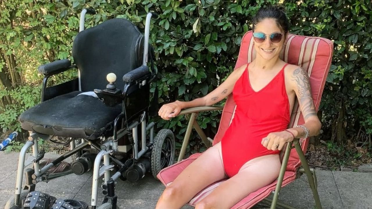 Gisela Agostino, joven con discapacidad