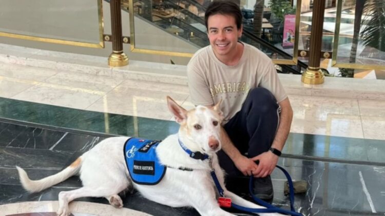 La importancia de Maylo, el perro de asistencia de autismo de Álex: "Me brinda mucha seguridad y libertad"