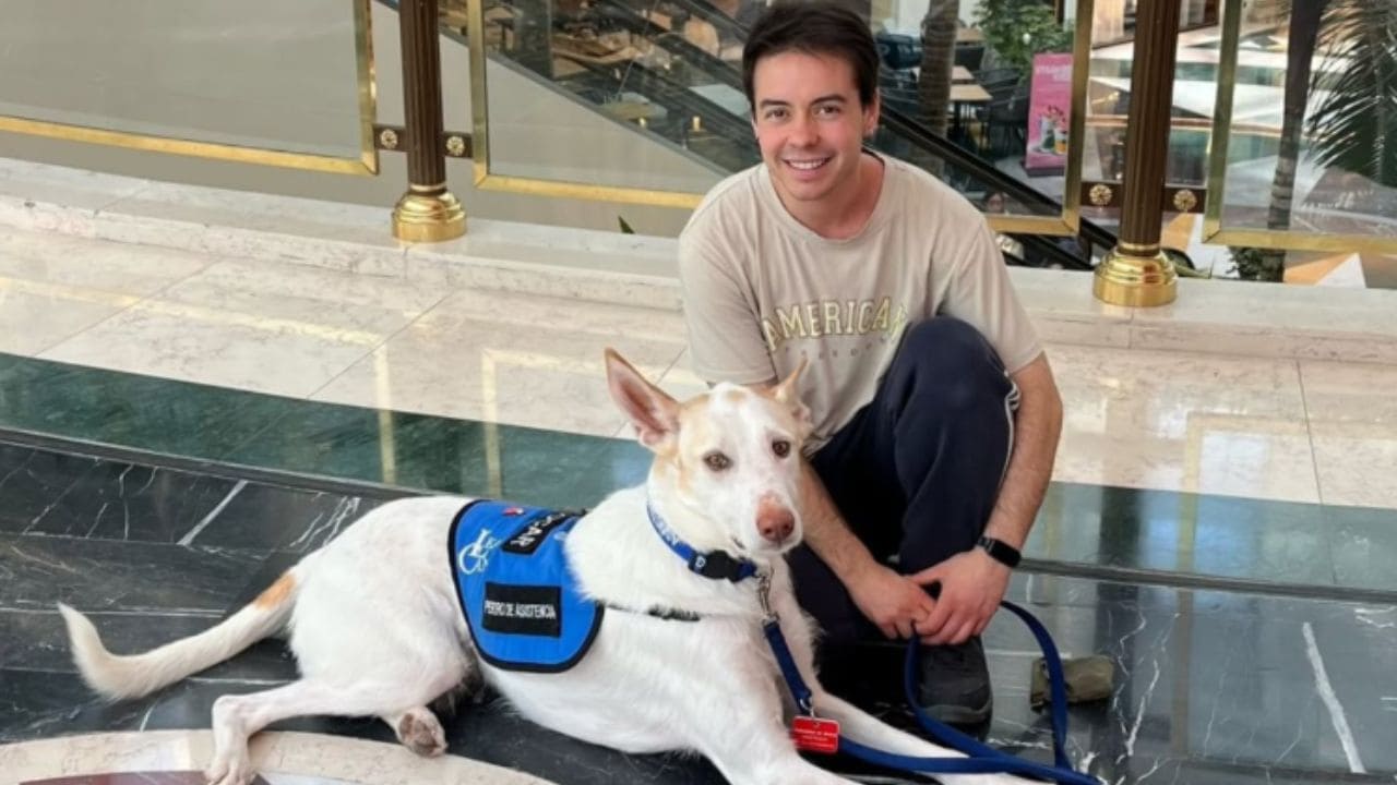 La importancia de Maylo, el perro de asistencia de autismo de Álex: «Me brinda mucha seguridad y libertad»