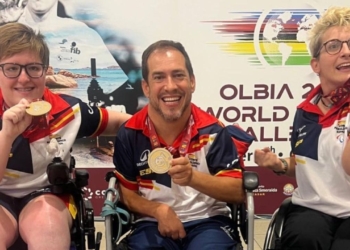 El Langui, Ainhoa Meñaka y Desirée Segarra logran la medalla de oro en el World Challenger de Boccia